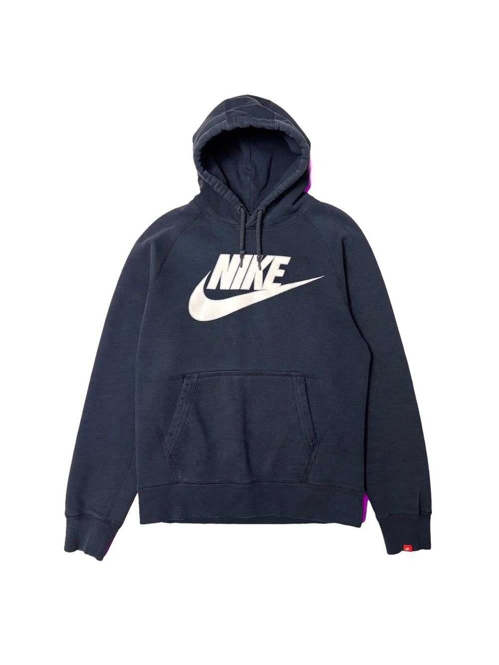 Nike Men's Navy Logo Hoodie - Classic Pullover size L
